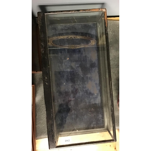 402 - Early display cabinet with removeable tray inside - COLLECTION ONLY