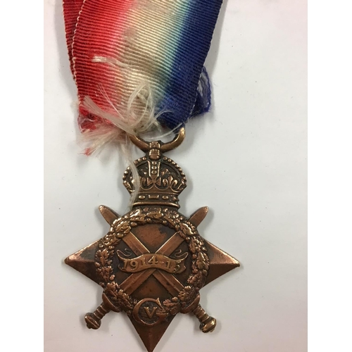 458A - WWi 1914/15 Star awarded to GNR J.A. Evans RFA