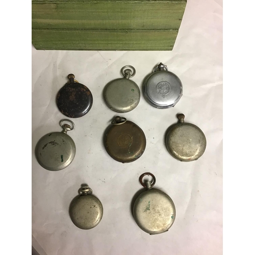 471 - 8 x Pocket watches inc Ingersoll, Jadtime etc - WATCHES AND CLOCKS ARE NOT TESTED