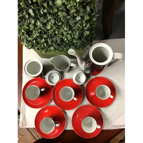 499 - Polish 1960's coffee set