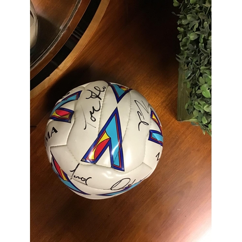 83 - Autographed football - Team unknown