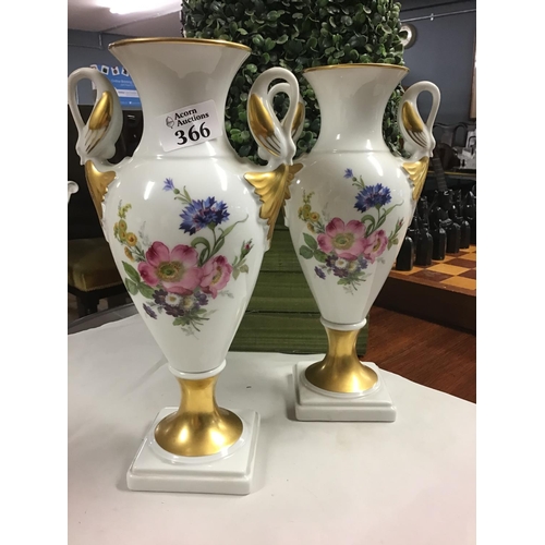 366 - Pair of Ottlinger vases