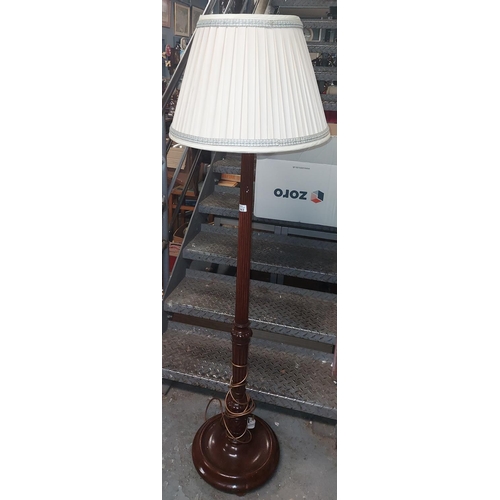 202 - Wooden standard lamp - COLLECTION ONLY