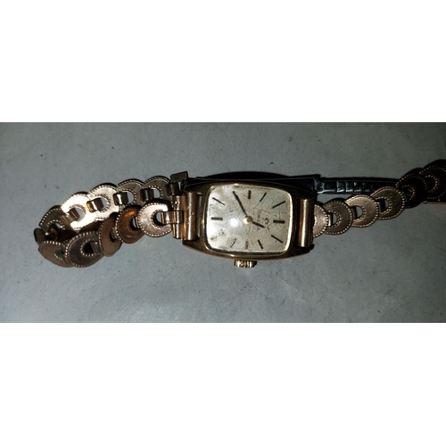 604 - Ladies Omega wrist watch - WATCHES AND CLOCKS ARE NOT TESTED