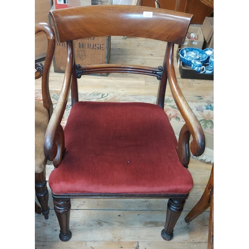 645 - Lovely Georgian carver chair