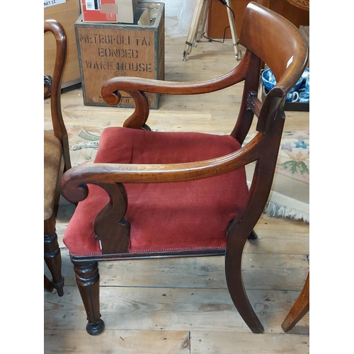 645 - Lovely Georgian carver chair