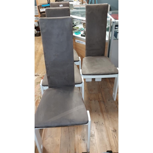 647 - 4 x Nice High back dining chairs - COLLECTION ONLY