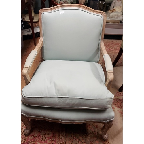 658 - Nice large upholstered armchair - COLLECTION ONLY