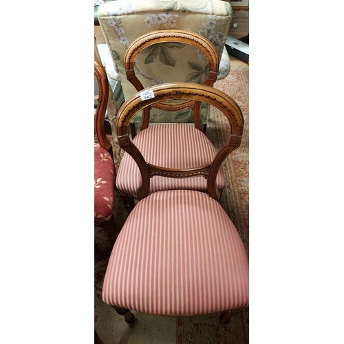 662 - 2 x Occasional chairs - COLLECTION ONLY