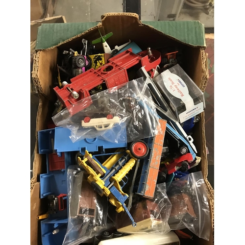 178 - Box of mainly diecast vehicles