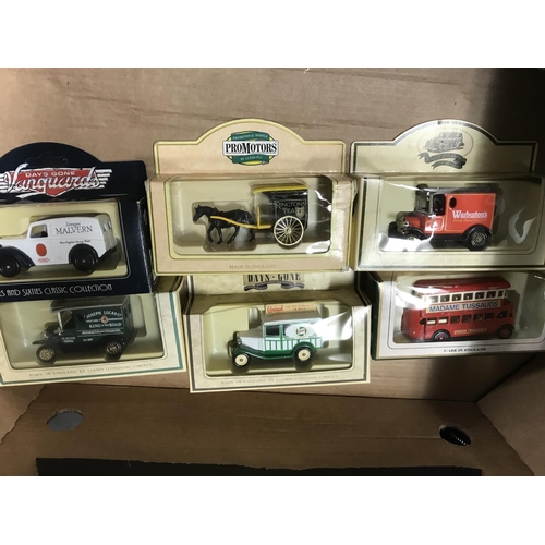 187 - Box of boxed diecast vehicles