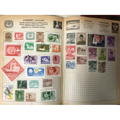 197 - Qty of vintage stamp albums etc