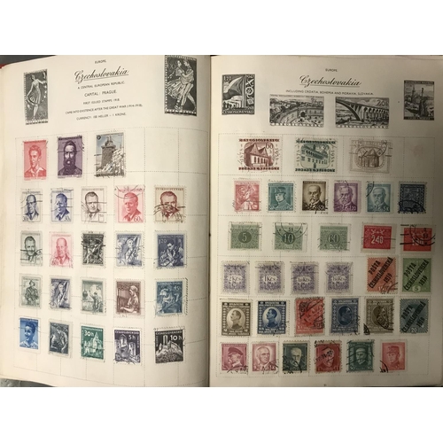 197 - Qty of vintage stamp albums etc