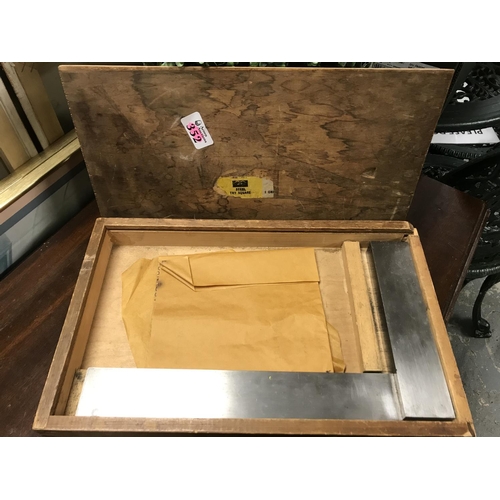 352 - Cased Professional Steel Try Square