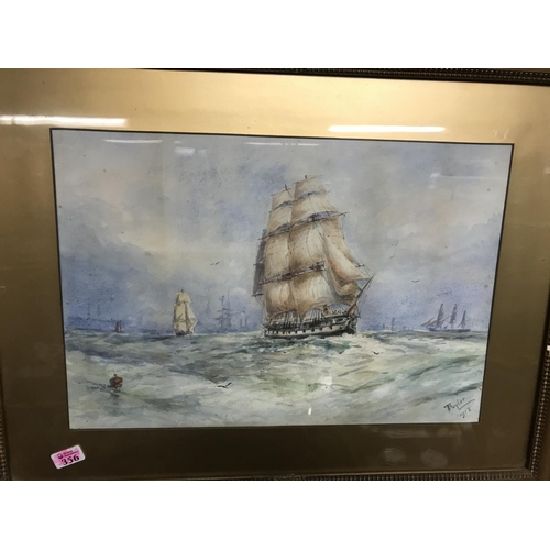 356 - Framed & Glazed & signed 1912 Watercolour by Taylor - COLLECTION ONLY OR ARRANGE YOUR OWN COURIER