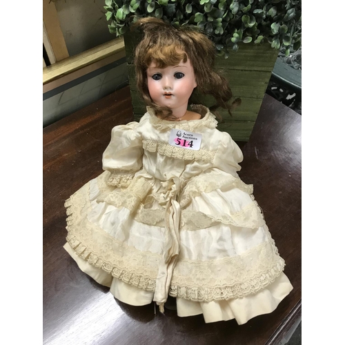 514 - Antique Armand Marseille doll - Marked 390/A310N - 14 inches in height