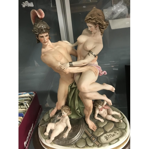 530 - Beautiful large Capodimonte figure - COLLECTION ONLY