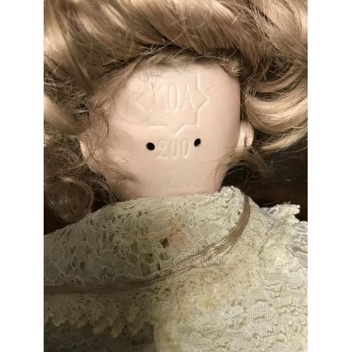 537 - Victorian German doll by Max Oscar Arnold - Marked 200 on back of head - stands at approx 2 feet