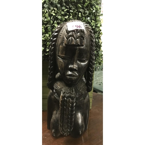 590 - Carved tribal figure