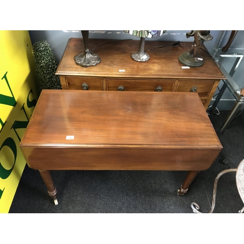 755B - Lovely single drawer vintage drop leaf table - COLLECTION ONLY OR ARRANGE YOUR OWN COURIER