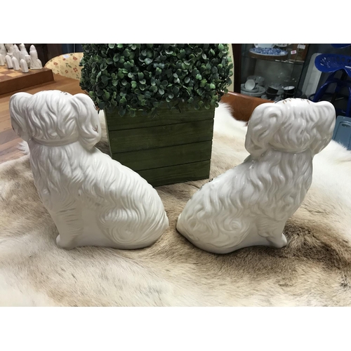 756 - Pair of Beswick Staffordshire fire dogs