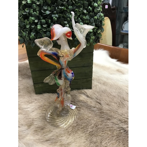 770 - Stunning Murano Harlequin figure standing 11 inches in height