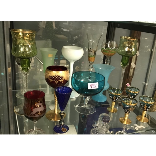 786 - 16 Pieces of various vintage Italian glass inc Murano