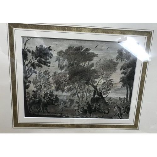 798 - Framed & Glazed early original sketch - COLLECTION ONLY OR ARRANGE OWN COURIER