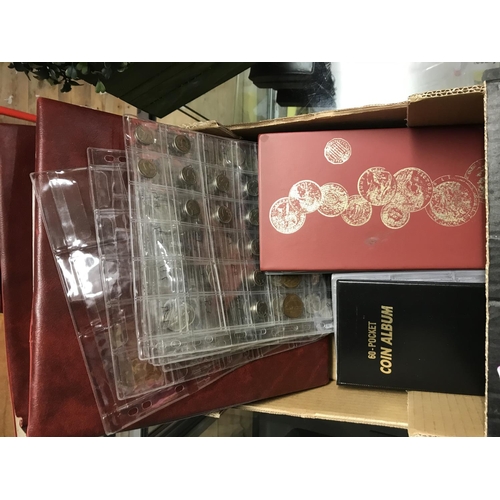 870 - Large box of various coins