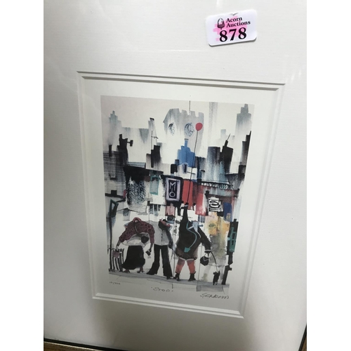 878 - 2 x Framed & glazed Limited Edition pictures