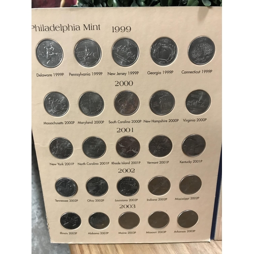 88 - Cased USA State Series Quarters coins