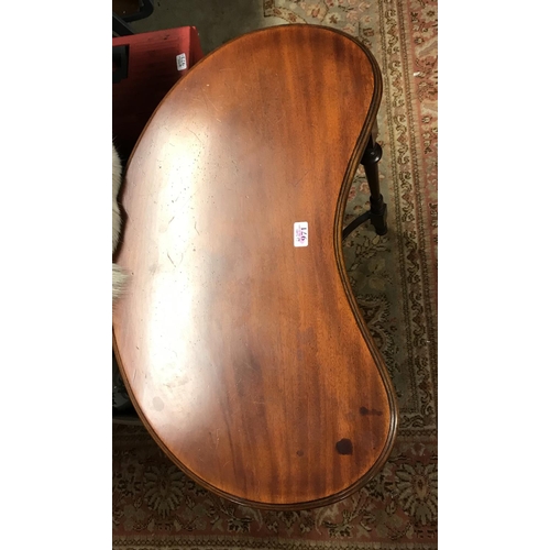 971 - Lovely kidney shape hall table - COLLECTION ONLY OR ARRANGE OWN COURIER