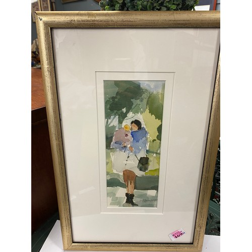 469A - Framed & Glazed original watercolour by Sue Howells