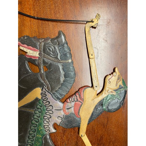 544A - Beautiful Eastern wooden puppet - Slight A/F pin come out from arm - Age unknown