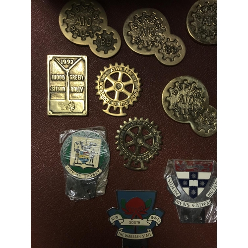 109 - Qty of lovely Rally badges & car badges