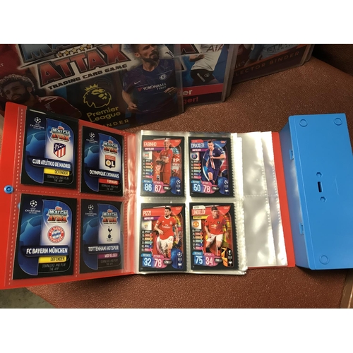 186 - Large qty of football Match Attax cards