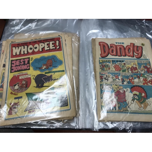 202 - Folder of assorted vintage comics