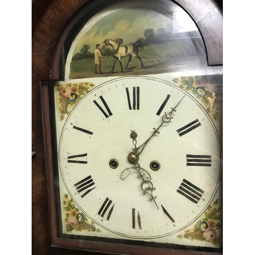 233 - Stunning early Grandfather clock standing at 7ft - COLLECTION ONLY OR ARRANGE OWN COURIER