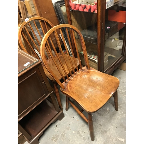 276 - Pair of lovely vintage CC41 Hoop back chairs - COLLECTION ONLY OR ARRANGE OWN TRANSPORT