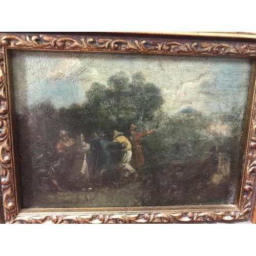 492 - Lovely framed oil on board