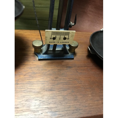 509 - Set of post office scales Made In London