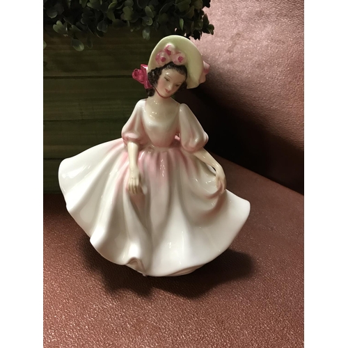 99 - 2 x Very pretty Royal Doulton lady figures 