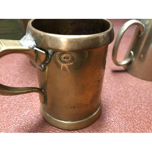 541 - 3 x Early tankards - One marked 1894