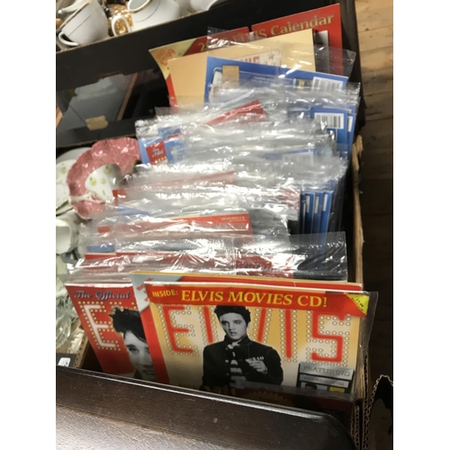 935A - Very large qty of assorted Elvis magazines