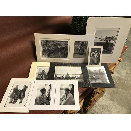 76 - 10 x Native American black & white photos