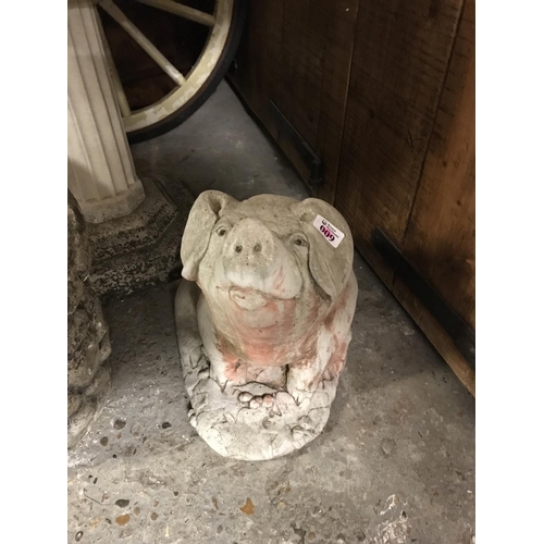 9 - Heavy stone garden pig - 15 inche high x 18 inches wide - COLLECTION ONLY OR ARRANGE OWN COURIER