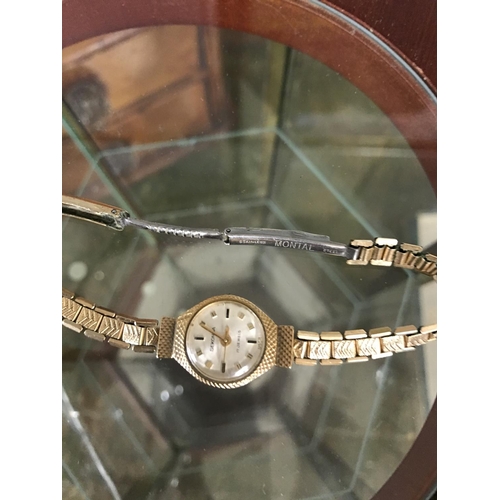 876 - Lovely vintage 9ct gold cased Sekonda wrist watch - WATCHES ARE NOT TESTED