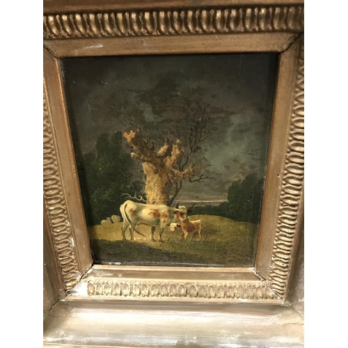 373 - EARLY HEAVILY FRAMED 17TH CENTURY SMALL DUTCH OIL ON BOARD - 9