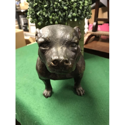 476 - NICE BRONZE OF A DOG