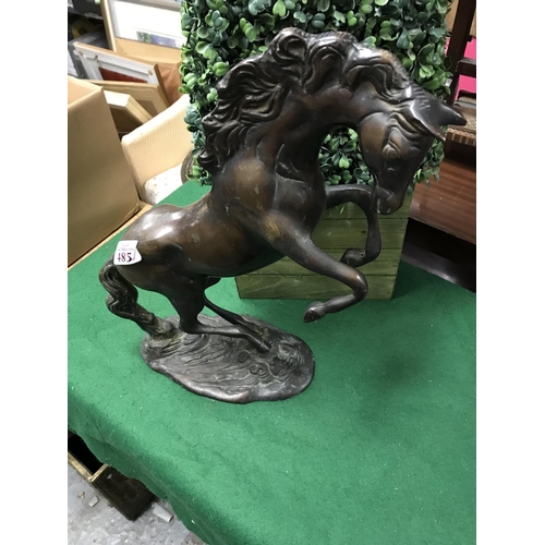 485 - BRONZE OF A REARING HORSE